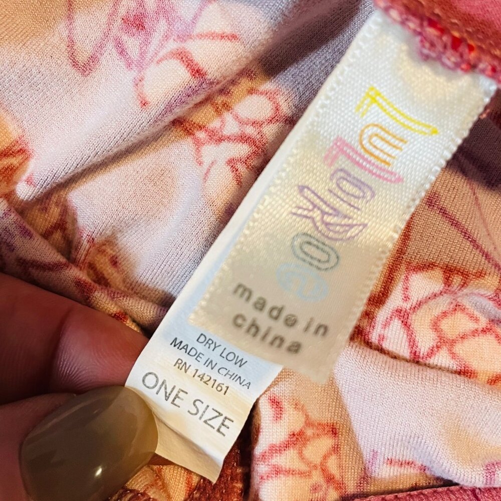 Lularoe Womens Floral Patterned Leggings One Size - Picture 4 of 8